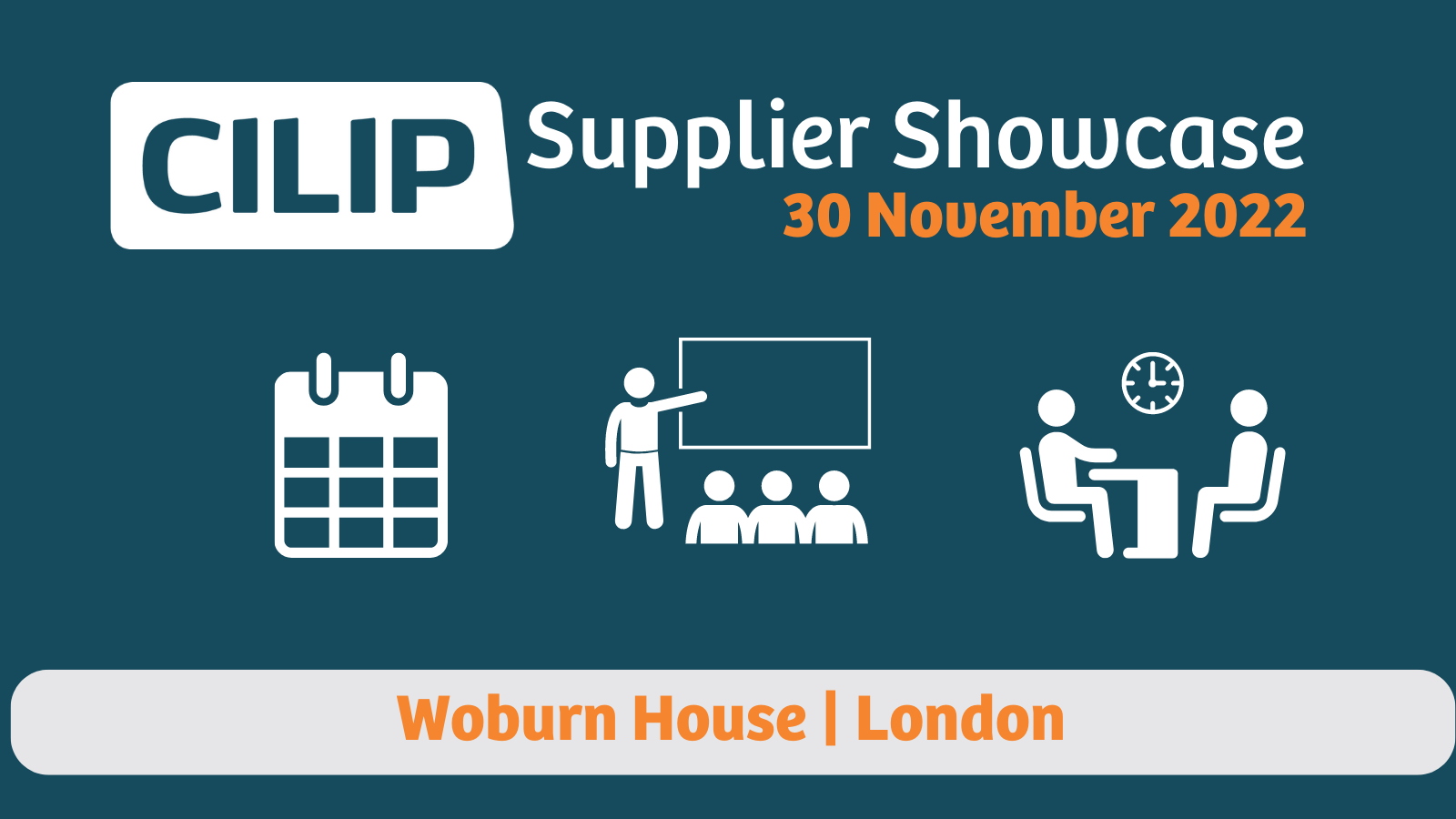 CILIP Supplier Showcase: 30 November, 9am - 4pm